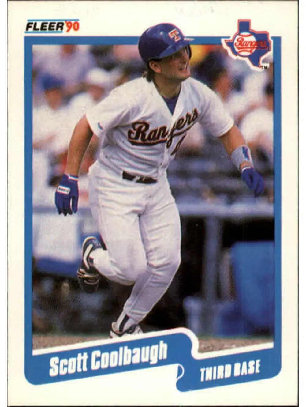 1990 Scott Coolbaugh Fleer Baseball Card #293